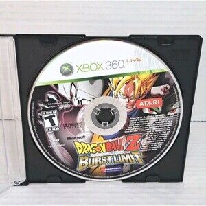 Dragon Ball Z Burst Limit (Microsoft Xbox 360, 2008) Disc Only Tested DBZ Game